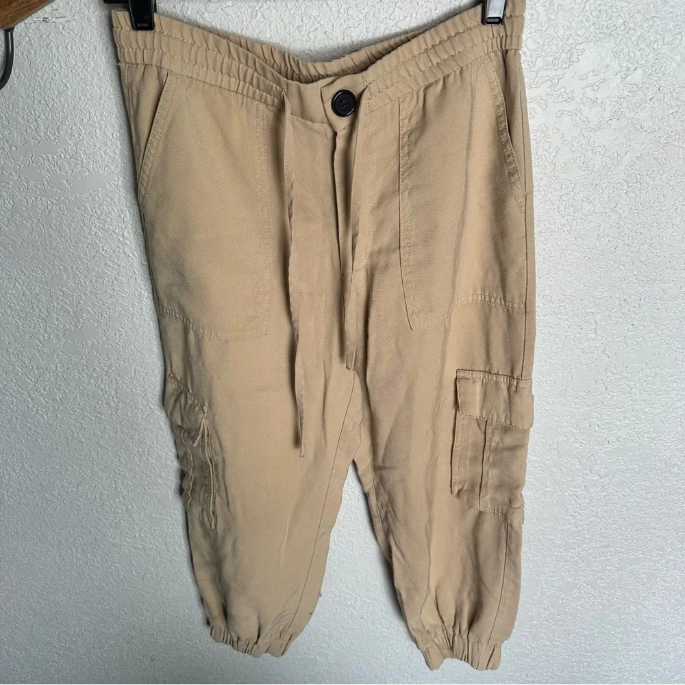 Zara khaki cargo pants